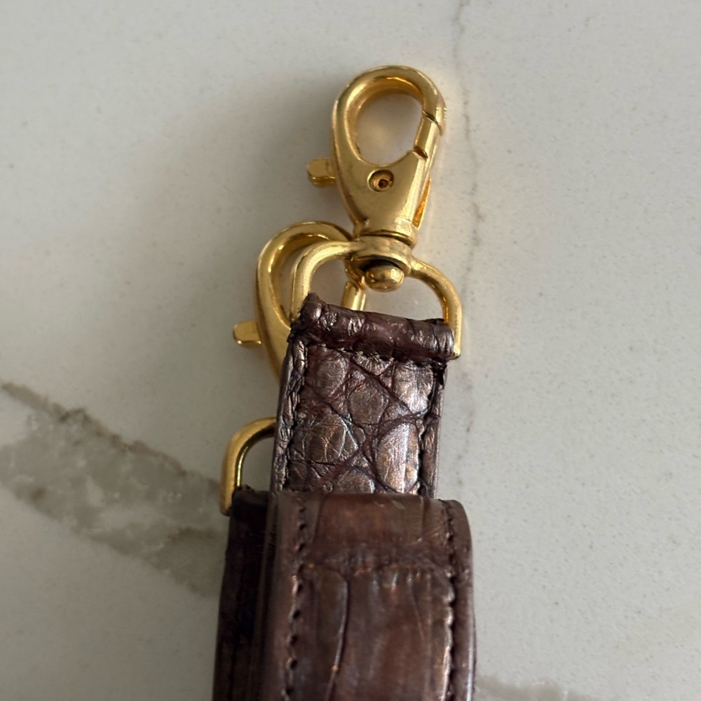 Nancy Gonzalez Brown Leather Satchel Timeless Design - Picture 8 of 11